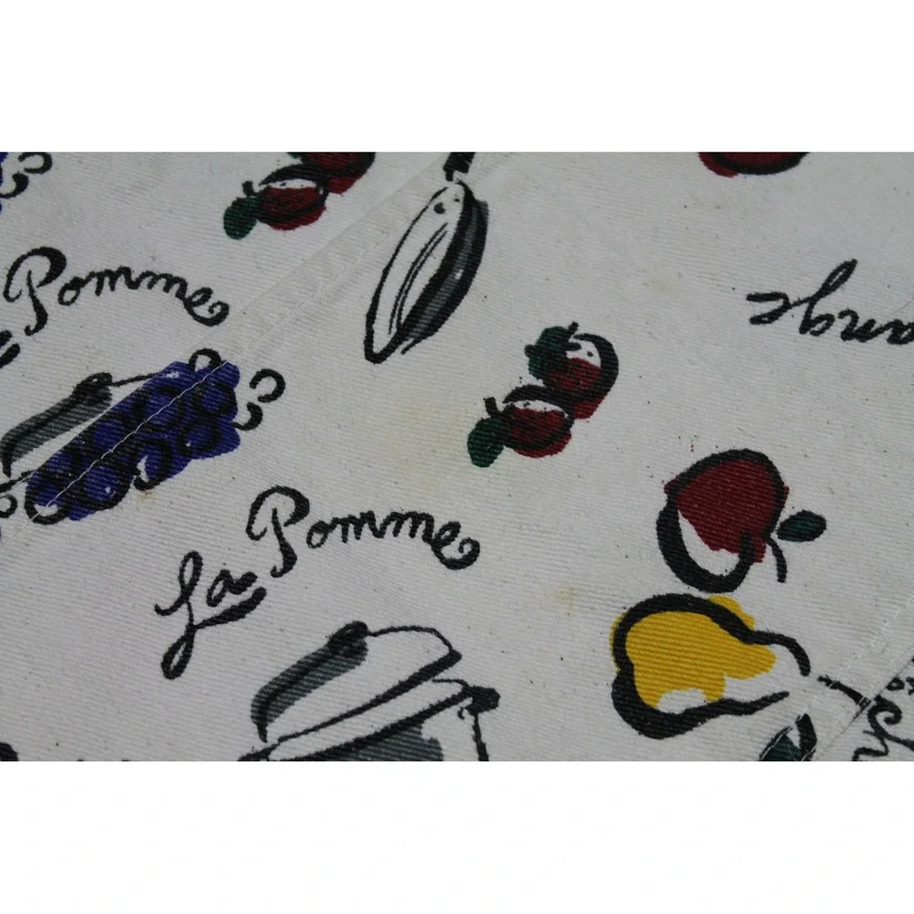 Circulon 100% Cotton Kitchen Apron Fruit Cookware Print Adjustable Chef Cooking